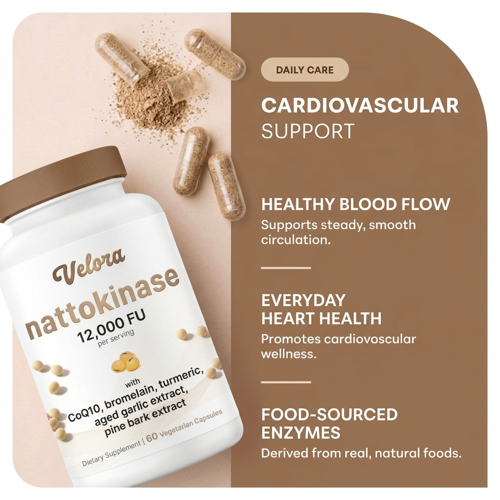 Velora Japanese Nattokinase Capsules